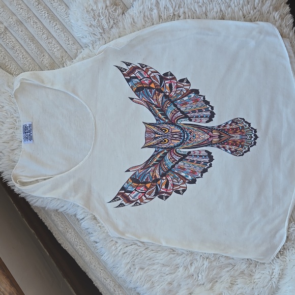 Mexicali Blues Sacred Owl Racerback Tank - Picture 3 of 6